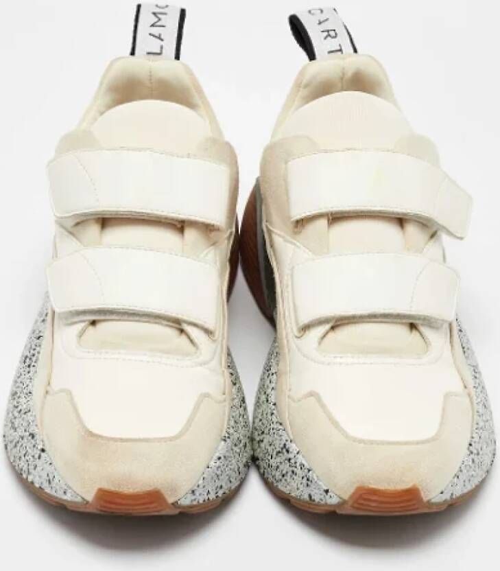 Stella McCartney Pre-owned Fabric sneakers Beige Dames