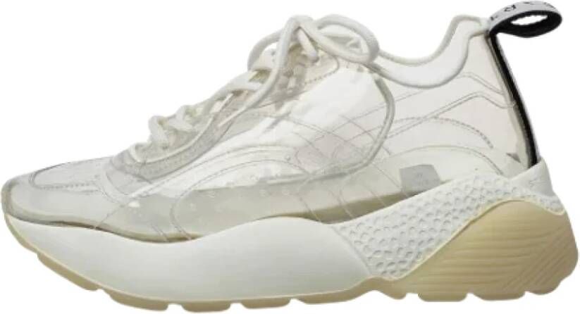 Stella McCartney Pre-owned Fabric sneakers White Dames