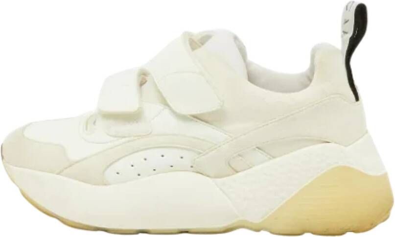 Stella McCartney Pre-owned Fabric sneakers White Dames