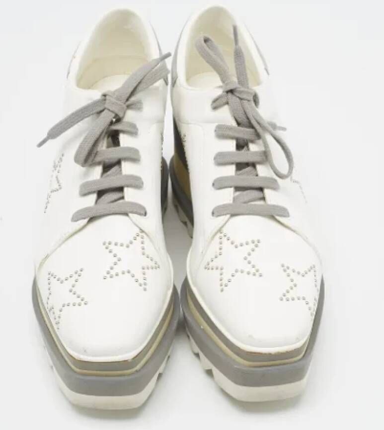 Stella McCartney Pre-owned Fabric sneakers White Dames