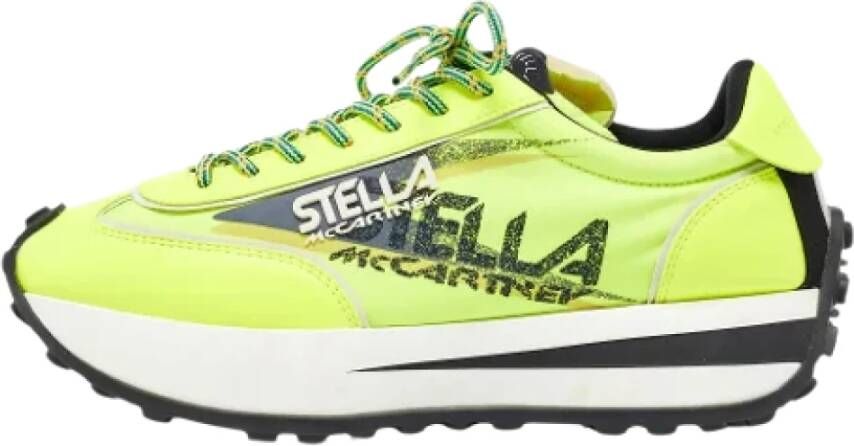 Stella McCartney Pre-owned Fabric sneakers Yellow Dames