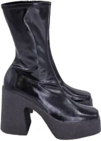 Stella McCartney Pre-owned Leather boots Black Dames