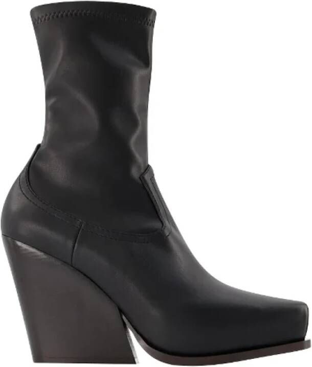 Stella McCartney Pre-owned Leather boots Black Dames