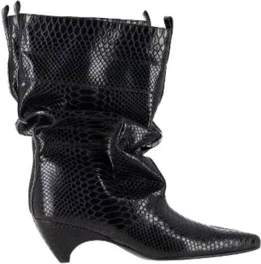 Stella McCartney Pre-owned Leather boots Black Dames