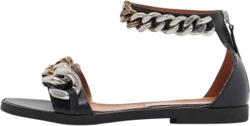 Stella McCartney Pre-owned Leather sandals Black Dames