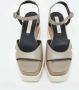 Stella McCartney Pre-owned Leather sandals Gray Dames - Thumbnail 1