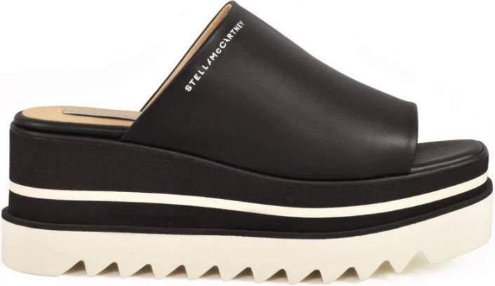 Stella Mccartney Rubberen sandaal Black Dames