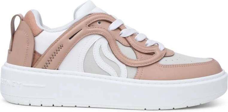 Stella Mccartney S Wave 1 Sneakers in Polyestermix Beige Dames