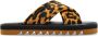 Stella Mccartney Luipaardprint Open Teen Sandalen Brown Dames - Thumbnail 1