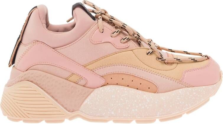 Stella Mccartney Eco-vriendelijke Sneakers met Oversized Zool Pink Dames