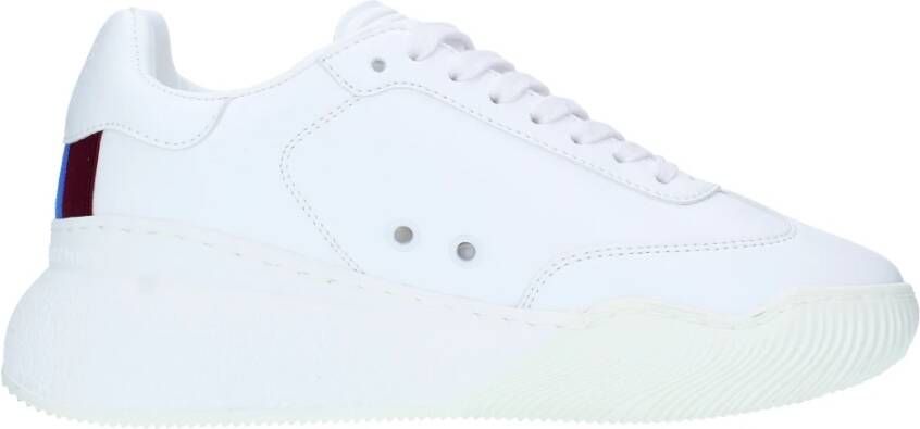 Stella Mccartney Beige Modieuze Sneakers met Ronde Neus en Veters Beige Dames