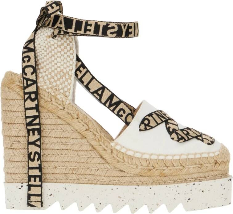 Stella Mccartney Stijlvolle Espadrilles voor een trendy look Beige Dames