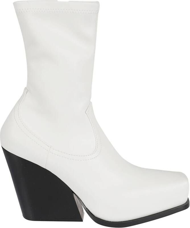 Stella Mccartney Witte Cowboy Laarzen met Westerse Stijl White Dames