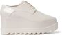 Stella Mccartney Witte Patent Lace-Up Sleehak Schoenen White Dames - Thumbnail 1