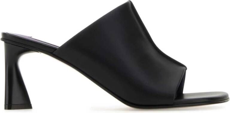 Stella Mccartney Elsa Mules met Sculpturale Hak Black Dames