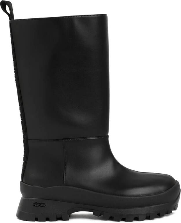 Stella Mccartney Zwarte Enkellaarsjes Chunky Tussenzool Black Dames