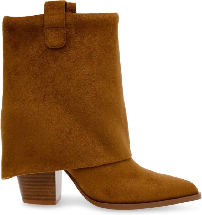 Steve Madden Suède Enkellaarzen Brown Dames