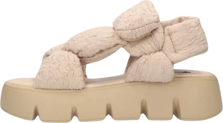 Steve Madden Beige Plateau Sandalen Bonkers-C Beige Dames