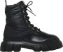 Steve Madden Combatlaarzen Zwart Gewatteerde Details Black Dames - Thumbnail 1