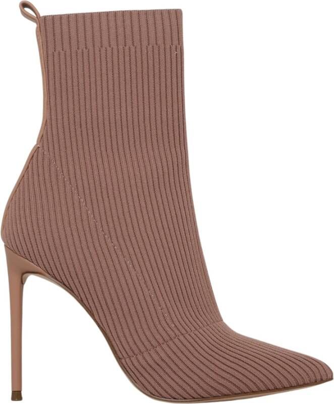 Steve Madden Enkellaars in Blush Ribstof Pink Dames