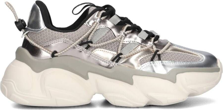 Steve Madden Gouden Mesh Spectator Lage Sneakers Multicolor Dames