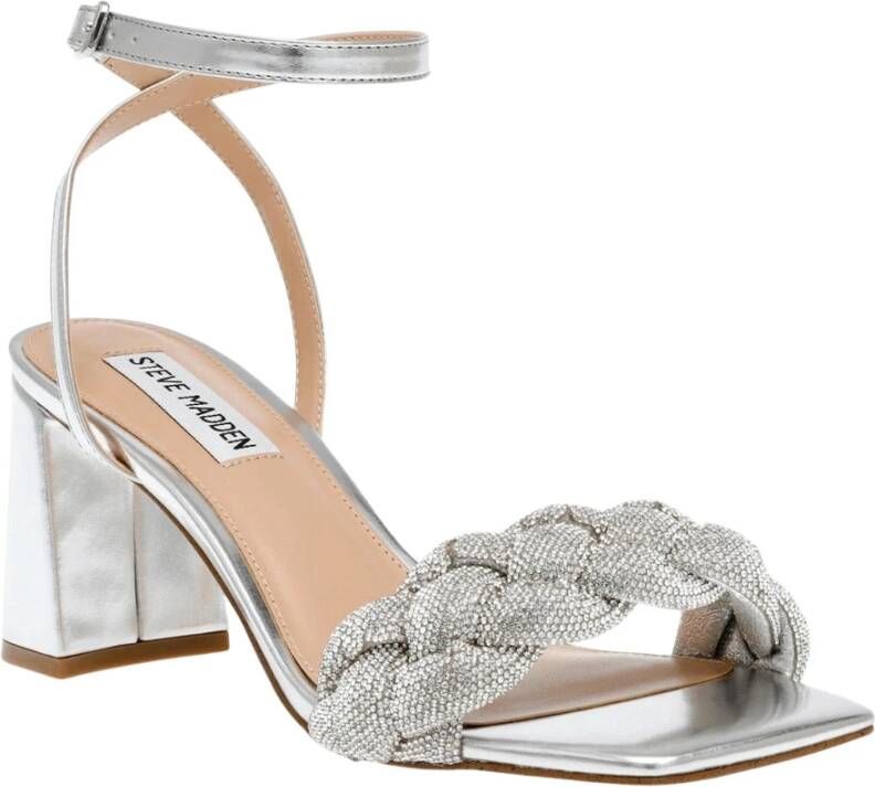 Steve Madden Stijlvolle Verhogende Sandalen Grijs Dames