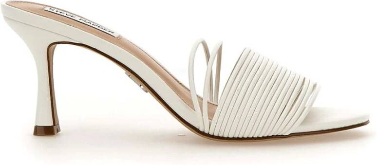 Steve Madden Heeled Mules White Dames