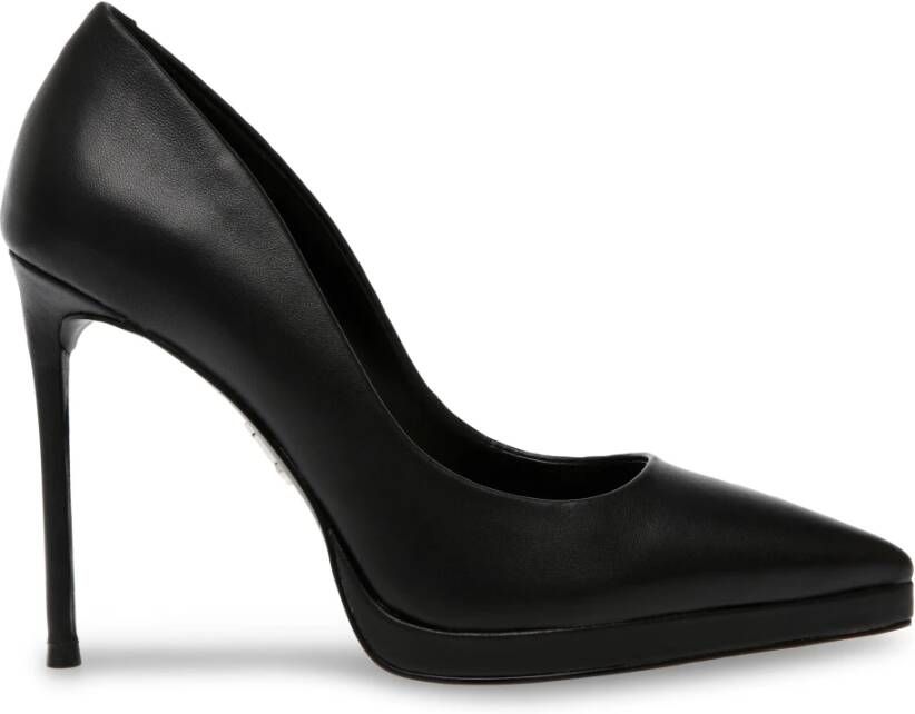 Steve Madden Klassieke Leren Hoge Hakken Black Dames