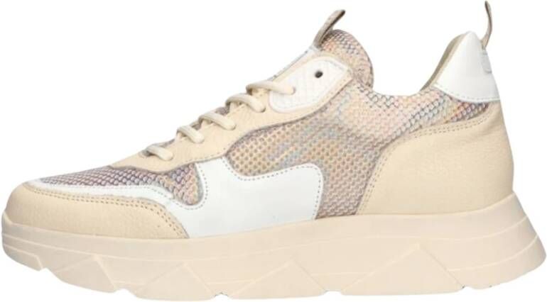 STEVE MADDEN Pitty | bone gold Beige Mesh Lage sneakers Dames