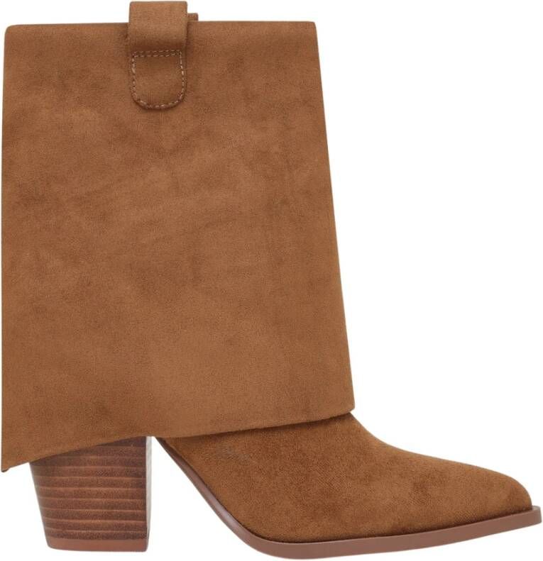 Steve Madden Suède Enkellaarzen Brown Dames