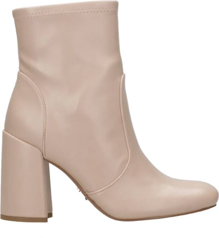 Steve Madden Natuurlijke Locole Enkellaarzen Beige Dames