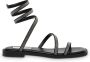 Steve Madden Platte Sandalen voor Vrouwen Zwart Dames - Thumbnail 1