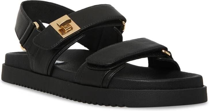 Steve Madden Platte sandalen Zwart Dames