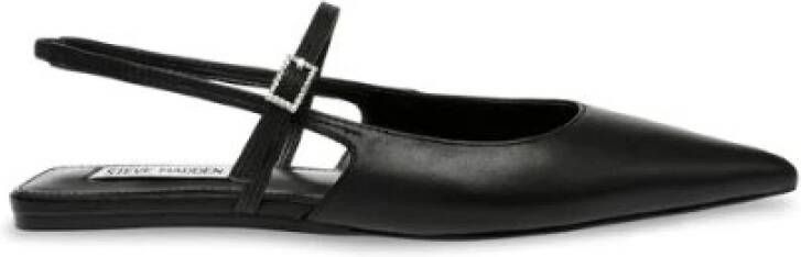 Steve Madden Puntige Neus Krysten Zwarte Lage Schoen Black Dames