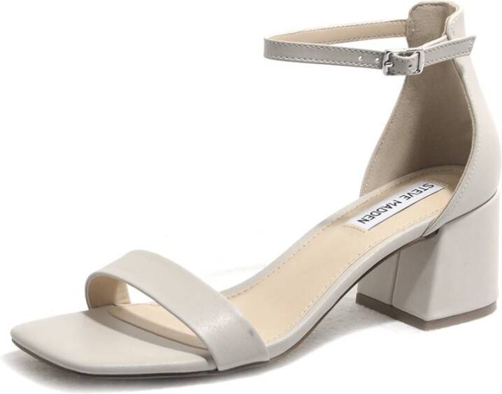 Steve Madden Ivoor Decollettè Hoge Hak Sandalen Beige Dames - Foto 4