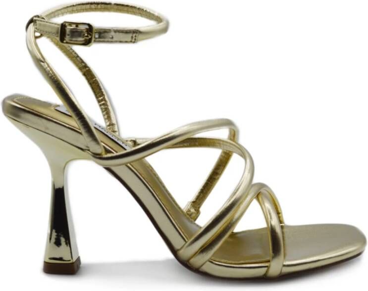 Steve Madden Verhoog je stijl met hoge hak sandalen Yellow Dames