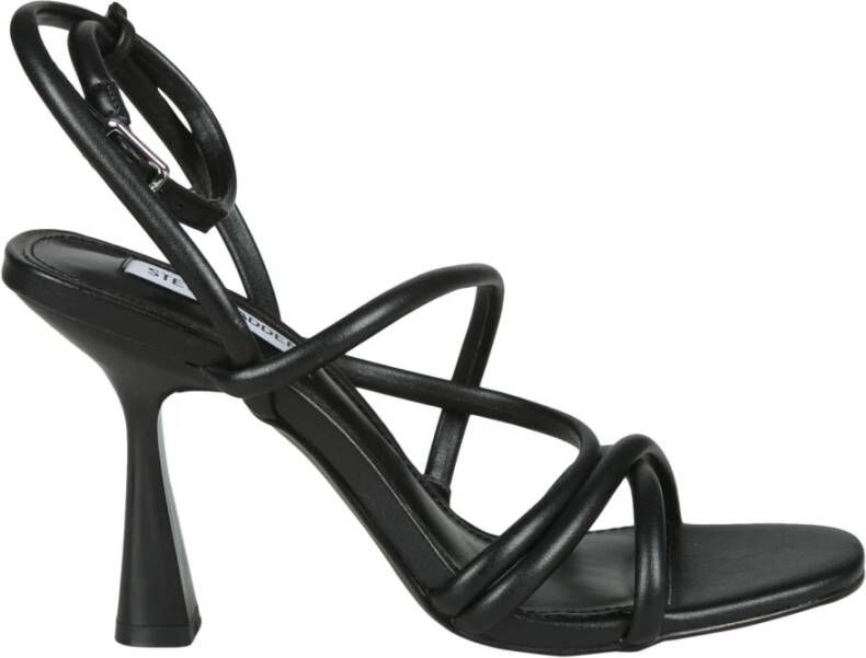 Steve Madden Gelamineerde hoge hak sandalen Black Dames