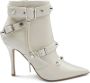 Steve Madden Stijlvolle Fortitude Laarzen met 10cm Hak White Dames - Thumbnail 1