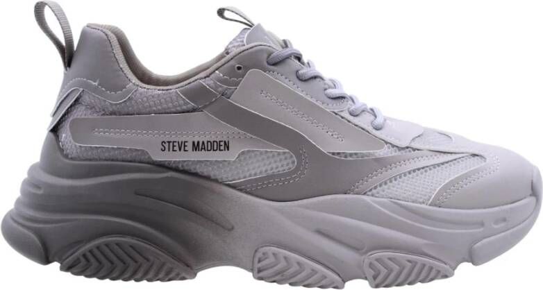 Steve Madden Stijlvolle Herensneakers Gray Heren