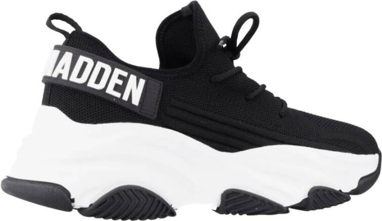 Steve Madden Stijlvolle Protege Sneakers voor Vrouwen Black Dames