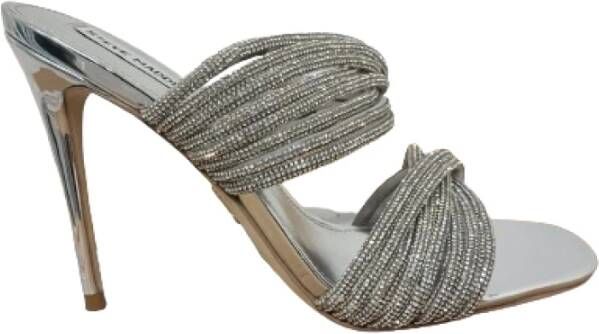 Steve Madden Zilveren Sandalen voor Vrouwen Gray Dames