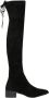 Steve Madden Suede Hoge Laars Zwart Black Dames - Thumbnail 1