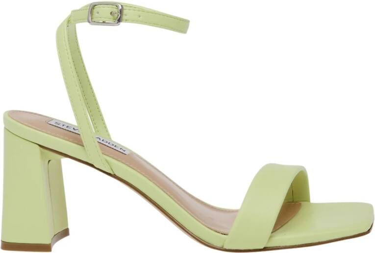 Steve Madden Verhoog je stijl met hoge hak sandalen Green Dames