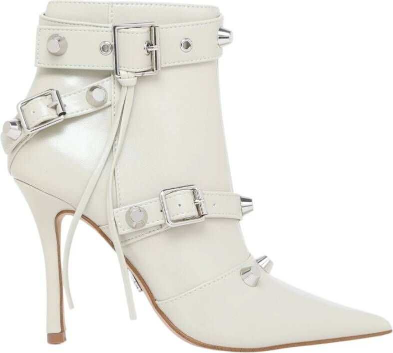 Steve Madden Witte Fortitude Enkellaars White Dames