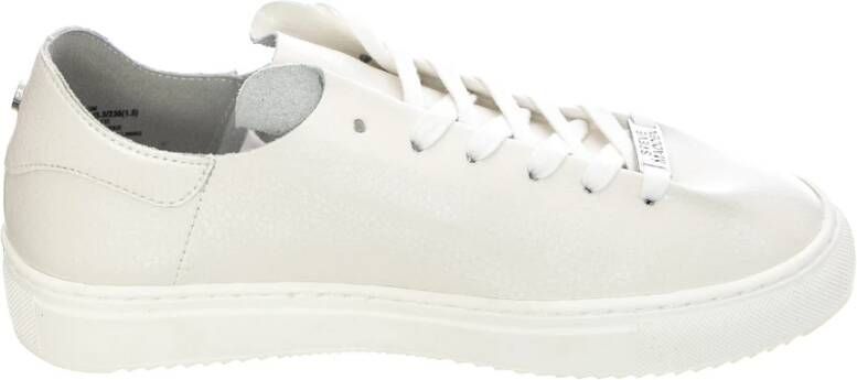 Steve Madden Witte Lage Profiel Veterschoenen White Dames