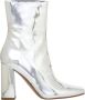 Steve Madden Zilveren Enkellaars Vierkante Neus Gray Dames - Thumbnail 1