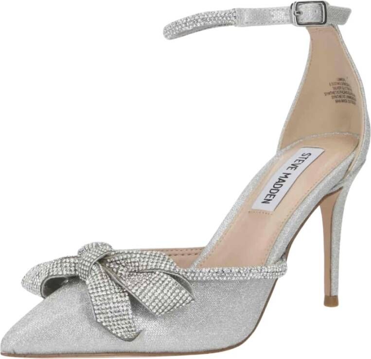 Steve Madden Zilveren Hakken Sandalen Gray Dames