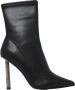 Steve Madden Zwarte Eco-Leren Stiletto Laars Black Dames - Thumbnail 1