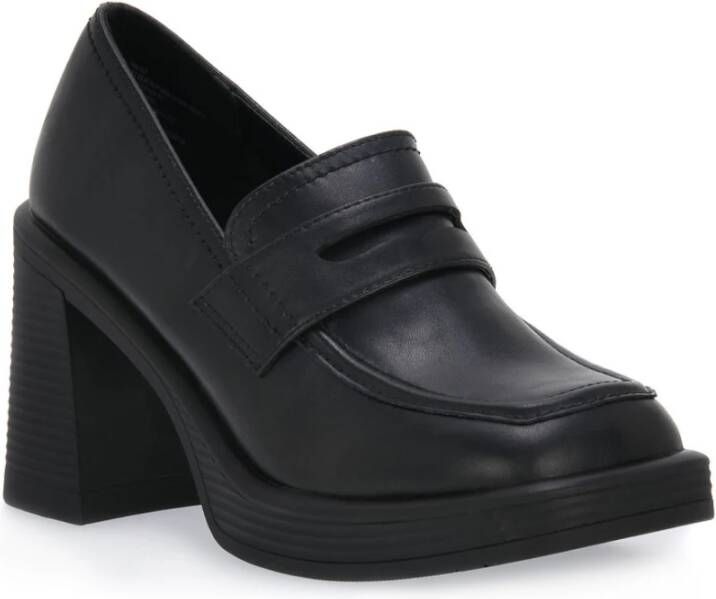 Steve Madden Zwarte Far Out Loafers Black Dames