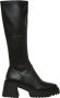 Steve Madden Zwarte Frontier Hoge Laars Black Dames - Thumbnail 1